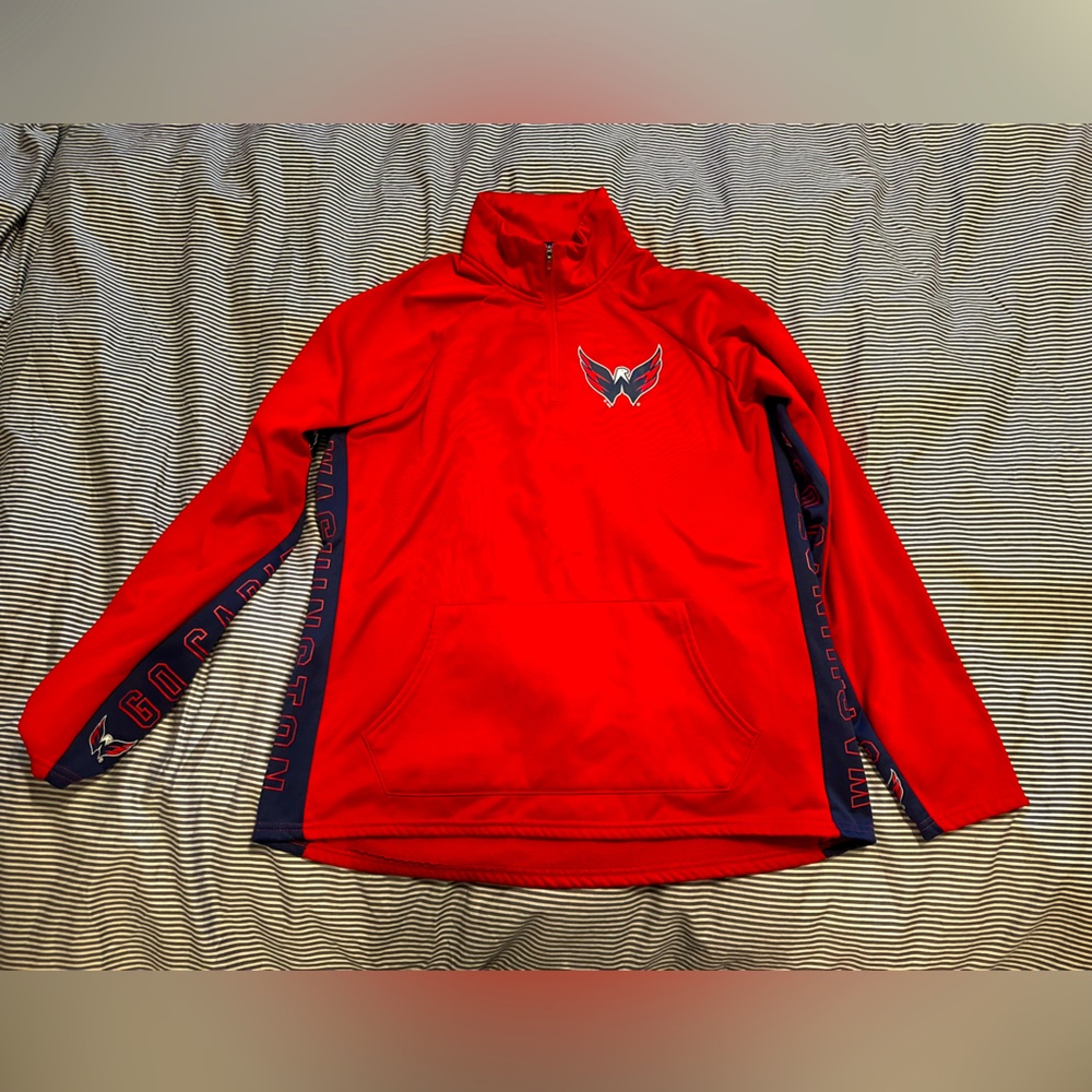 Fanatics Official Washington Capitals Quarterzip